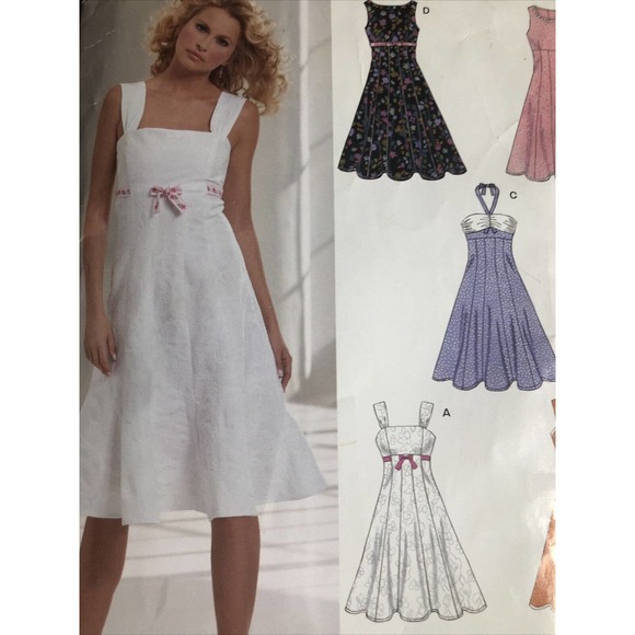 🧵New Look 6589 Sewing Pattern Misses Dresses 5 Styles Sizes 8-10-12-14-16-1 - Picture 2 of 4